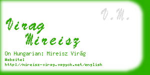 virag mireisz business card
