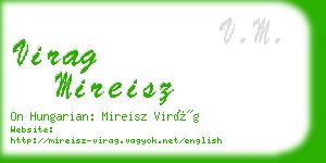 virag mireisz business card